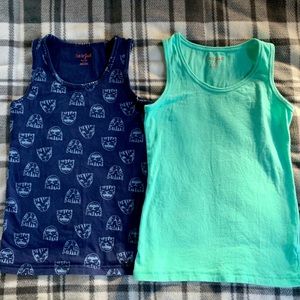 Set of girls tank tops